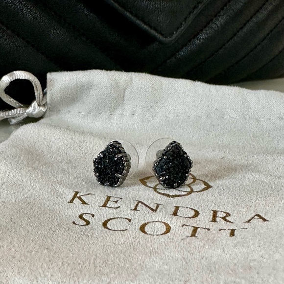 Kendra Scott Midnight Black Stud Earrings